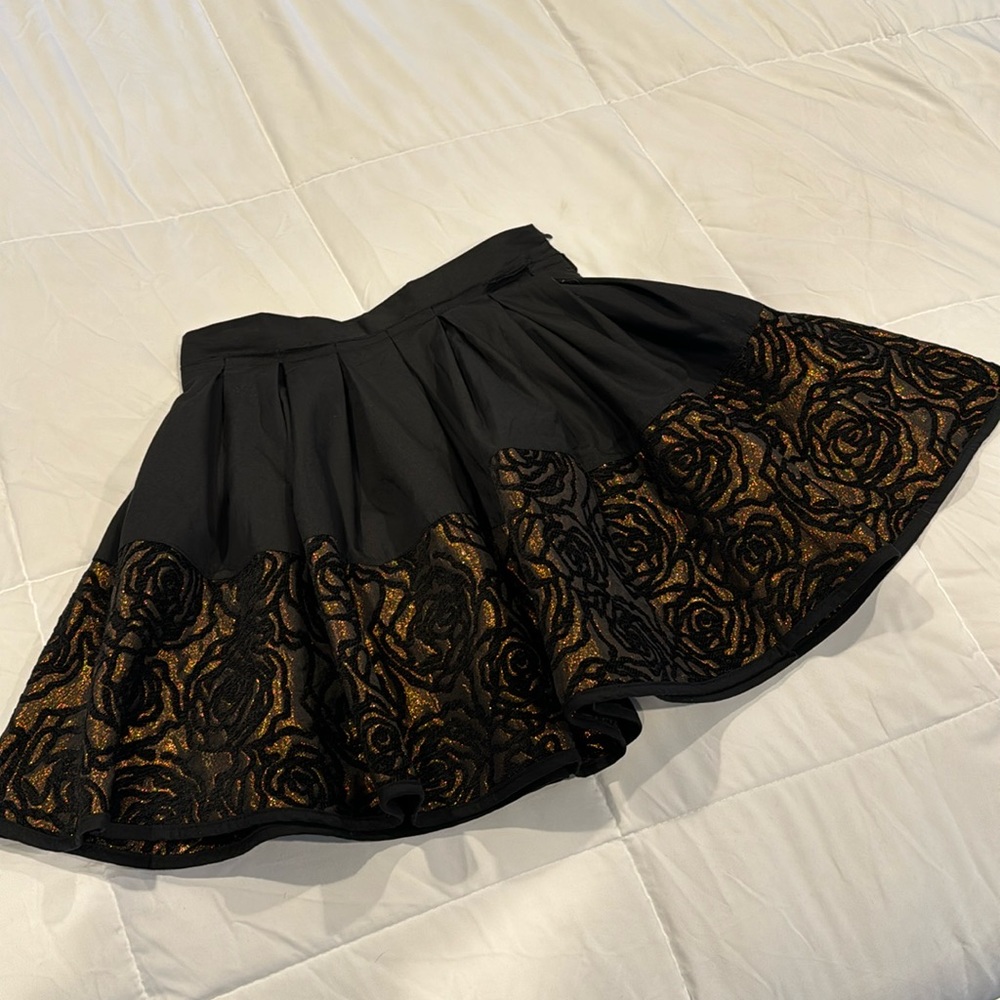 Festive pleated skirt